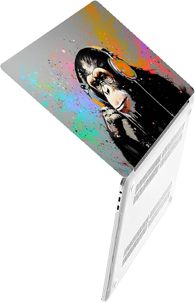 COTAIL Compatible with MacBook Air 13.3 13.6 Inch Case 2022 2021 2020 2019 Plastic Hard Shell Case Cover,13.3 Air (A1932/A2179/A2337), Monkey