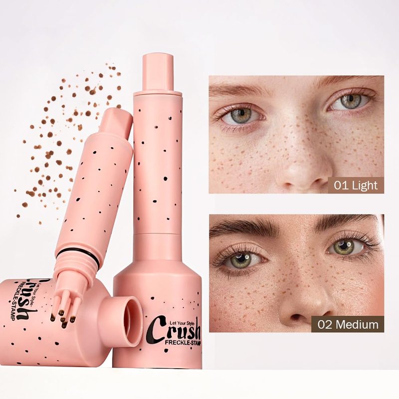 Lezauesy Freckle Pen, Freckle Stamp, Waterproof, Smudge-proof, Transfer-proof,Easy Natural Sun-Kissed Look