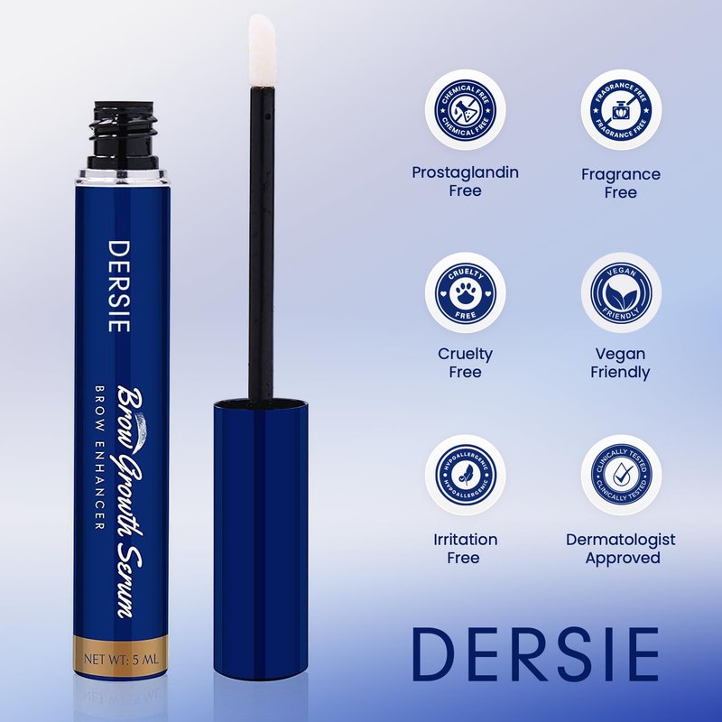 Eyebrow Growth Serum - Peptide-Infused Formula with Biotin & Arginine for Fuller, Thicker Brows | 5 mL