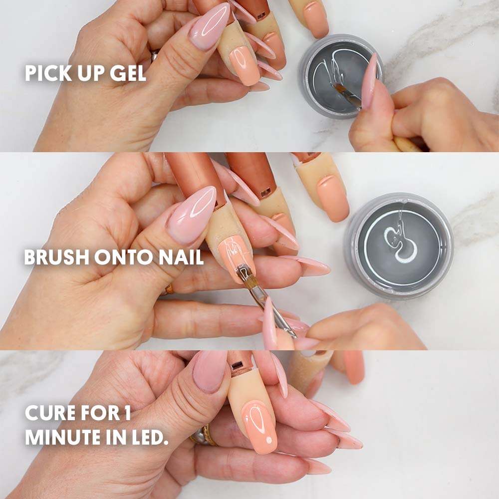Young Nails Synergy Base Gel, Clear, 30g