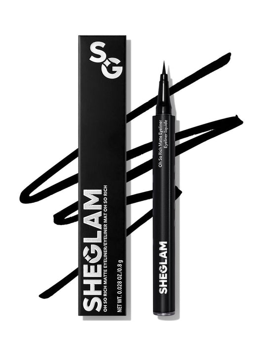 SHEGLAM Oh So Rich Matte Eyeliner Waterproof Smudgeproof Longwearing Liquid Eyeliner