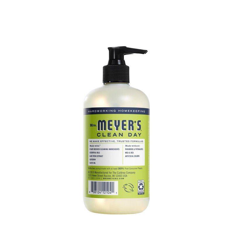 Mrs. MEYER'S Clean Day Liquid Hand Soap 4 Pack Variety, Lemon Verbena, Lavender, Basil, Compassion Flower, 12.5 OZ Each, 1 CT