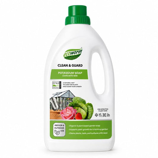 Horticultural Soap Concentrate for Plants – Dilutable Plant Leaf Cleaner & Natural Plant Care Spray, Potassium Soap for Indoor & Outdoor Plants (34 fl oz)