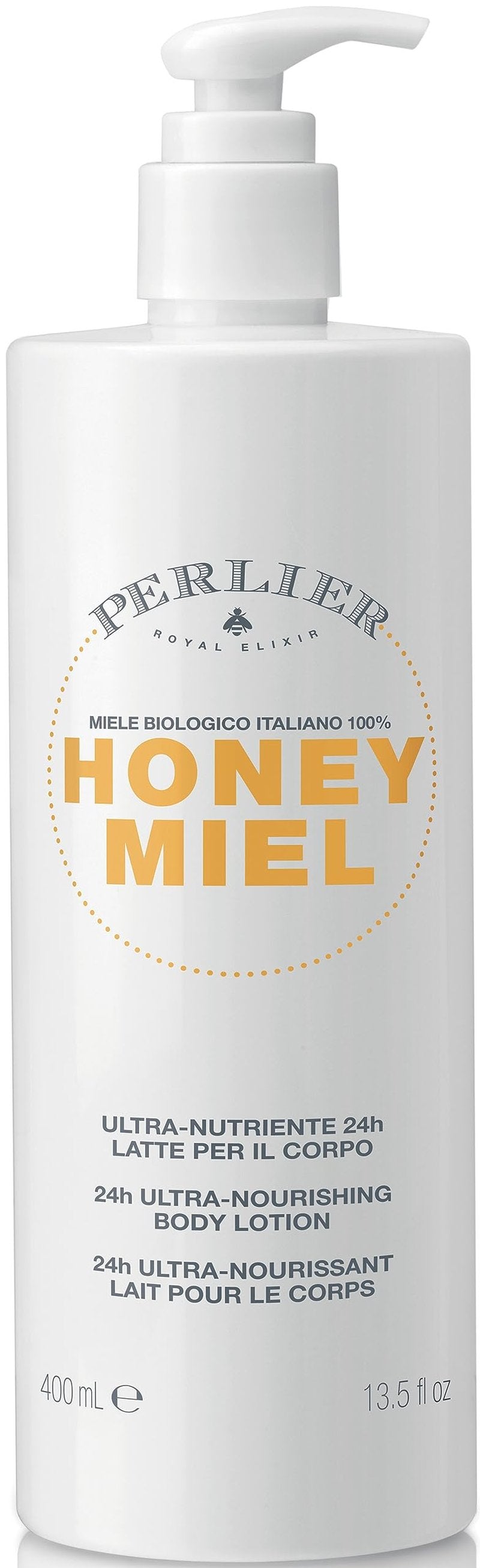 Perlier Honey Miel Ultra-Nourishing Body Lotion 400 ml, 13.5 Fl Oz, Made in Italy [Italian import]