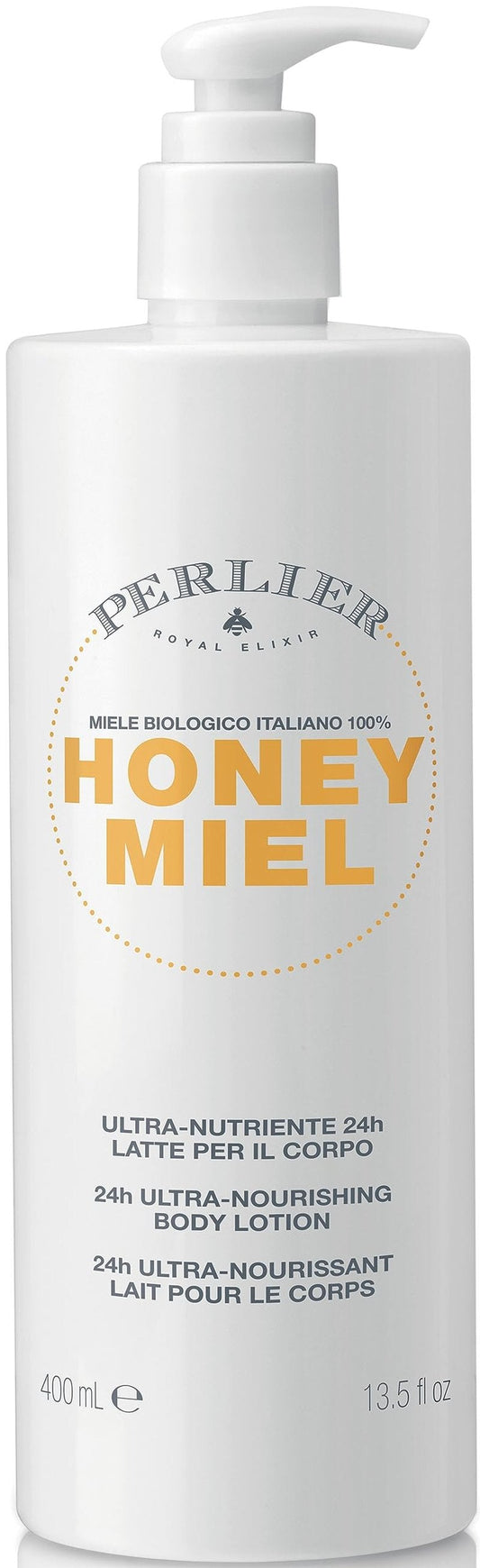 Perlier Honey Miel Ultra-Nourishing Body Lotion 400 ml, 13.5 Fl Oz, Made in Italy [Italian import]