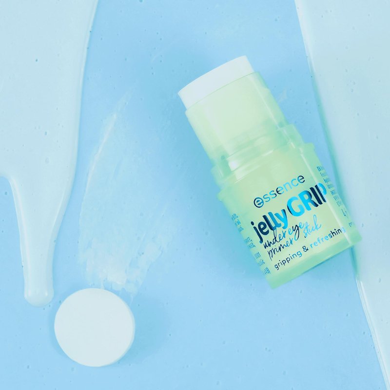 essence | Jelly Grip Under Eye Primer Stick | Hydrates, Cools & Grips for a Crease-Free Finish | Infused with Hyaluronic Acid and Panthenol | Vegan & Cruelty Free