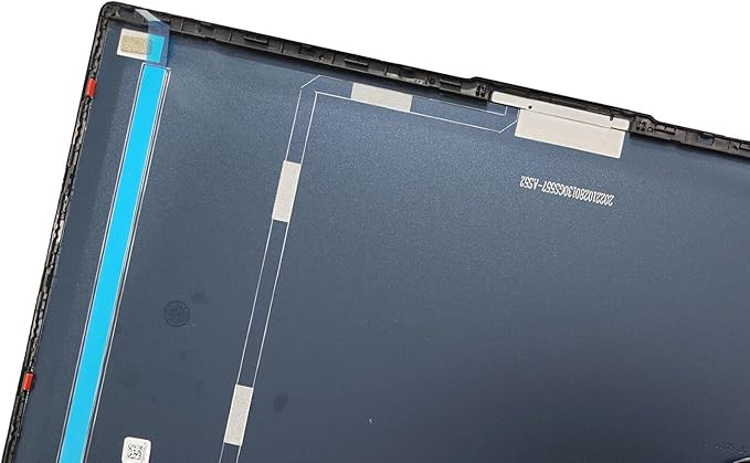 Wzqrps Replacement Laptop LCD Cover Back Rear Top Lid Hinges Front Bezel for Lenovo ideapad 5 15IIL05 15ARE05 15ITL05 5-15IIL05 5-15ARE05 5-15ITL05 5-15ALC05 5CB0X56073 5CB0Z31048 (Dark Blue)