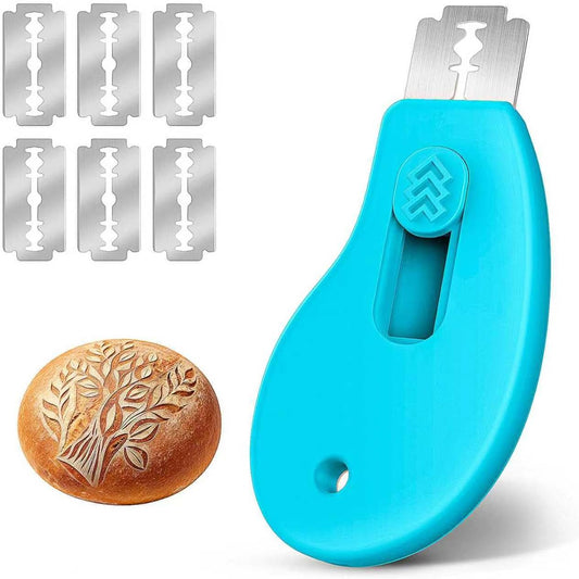 Regine Switzerland Bread Lame - Magnetic Sourdough Scoring Tool with 5 Replaceable Blades