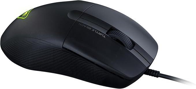 Turtle Beach Pure SEL Wired RGB Gaming Mouse, Ultra-Light 49g Ergonomic Design, 8000 DPI Optical Sensor, Mechanical Switches, Pretension System, Pure PTFE Glides, AIMO RGB Lighting – Black