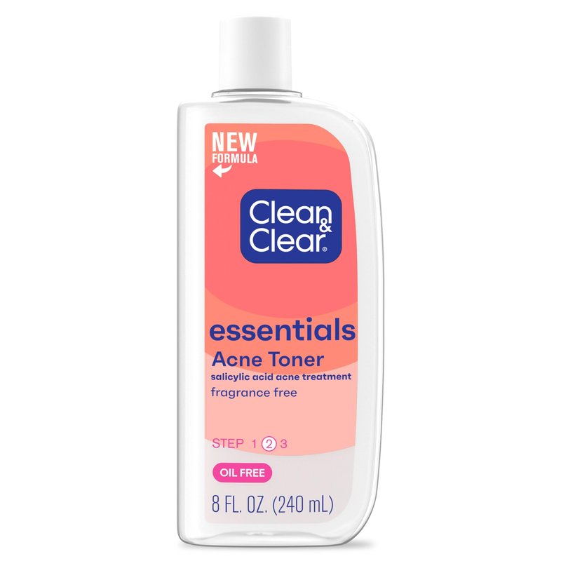Clean & Clear Deep Cleaning Oil-Fighting Face Astringent, 8 oz, 2 pk