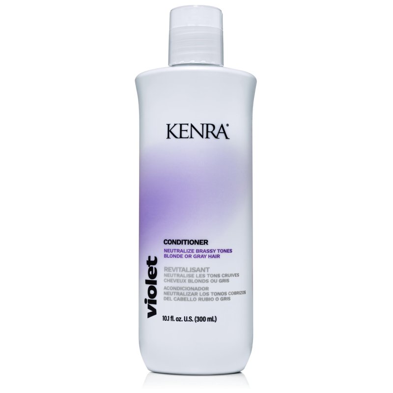 Kenra Professional Violet Conditioner | Eliminates Brassy Tones | Purple Pigment + Deposit | Neutralizes Yellow | Moisturizes Processed Hair | Enhances Vibrancy of Blonde or Gray Hair | Color Safe