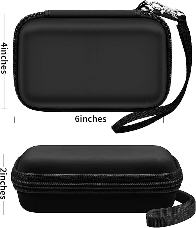 ANKHOH Travel Case for UCOMX for Nano/for Iseyyox/for LISEN/for RTOPS 3 in 1 Wireless Charger, Foldable Magnetic Charging Station Storage Holder Bag for Fast Charge Pad Cable -Box Only (Black)