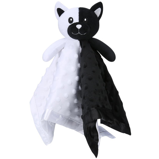 Pro Goleem Cat Loveys - Soft High Contrast Security Blanket for Babies | 16 Inch Stuffed Animal Gift