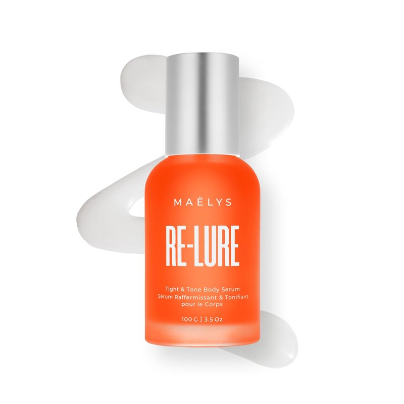 MAËLYS RE-LURE Tight & Tone Body Serum - Helps Reduce the Look of Cellulite - Skin Tightening with Hyaluronic Acid - Firming for Stomach, Thighs & Arms - Lightweight Body Firming Serum (3.5 Fl Oz)
