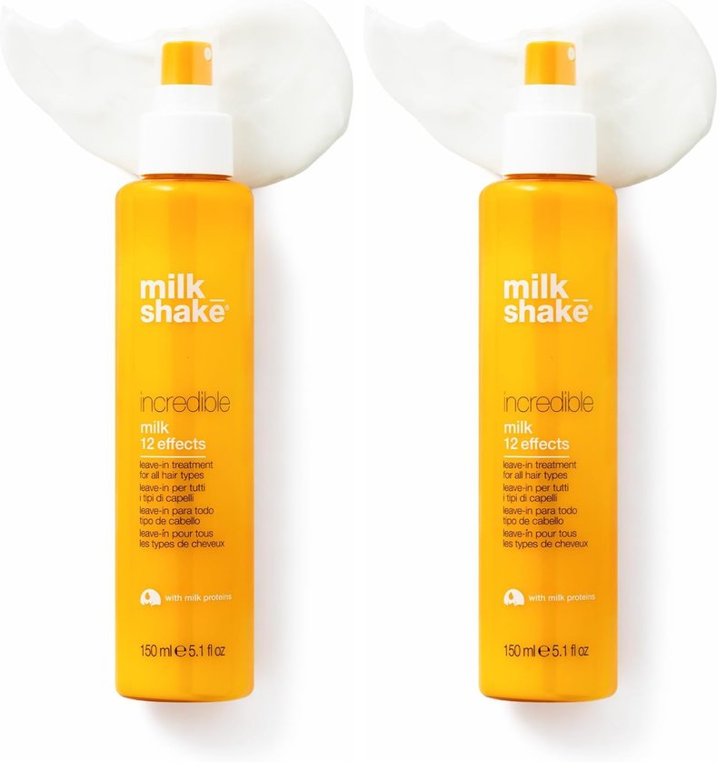 milk_shake Incredible Milk - Leave-In Hair Treatment for All Hair Types | Renews Detangles and Repairs Damaged Hairs | 5.1 fl oz (150 ml),(Pack of 2)