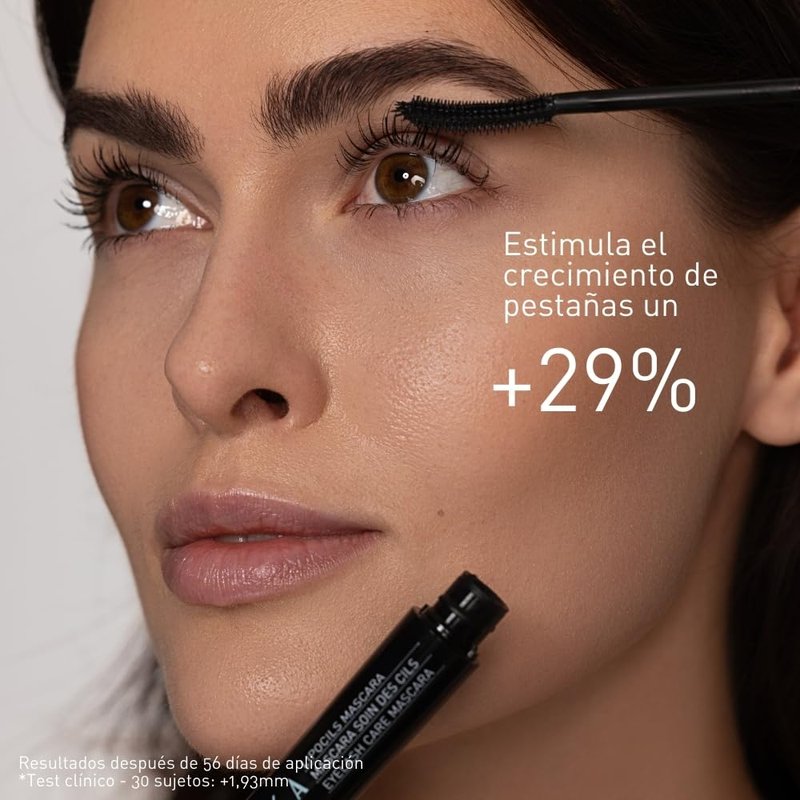 Talika Lipocils Water Resistant Mascara - Black- Non-Smudge Formula, Natural Lash Enhancement, Quick Definition, Improved Lashes in 14 Days, Volumizing, Strengthening, Curling, Darkens Over Time
