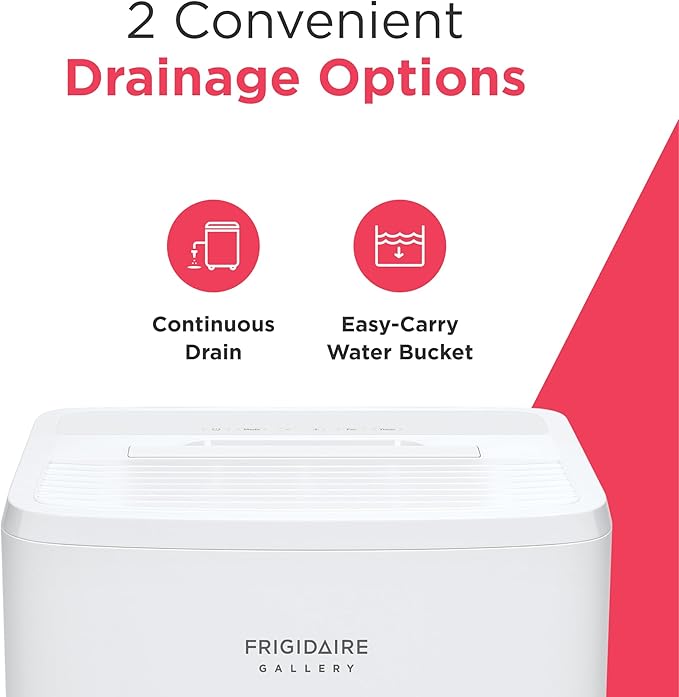 Connected Frigidaire Gallery 50 Pint Dehumidifier