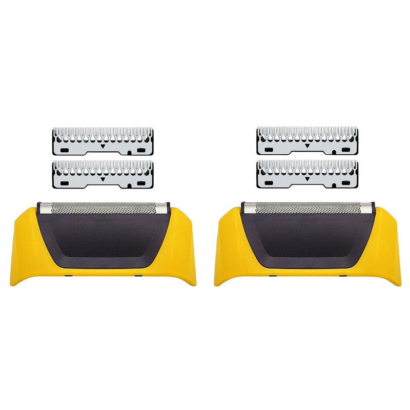2Pcs Shaver Replacement Foils, Cutters and Head, Compatible with all Wahl 7061 Series. Yellow