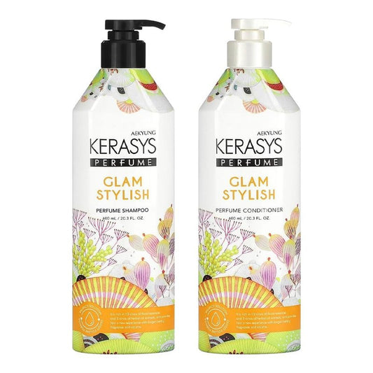Kerasys Perfume Shampoo and Conditioner Set 20.3 fl oz / 600 ml (Lovely and Romantic)