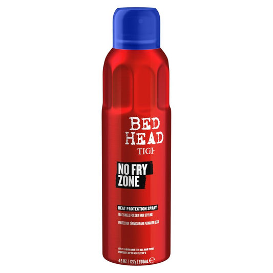 Bed Head by TIGI No Fry Zone Dry Heat Protectant Mist, 450°F Thermal Protection, 72-Hour Humidity Shield & Anti-Static Restyling Spray, 4.5 oz