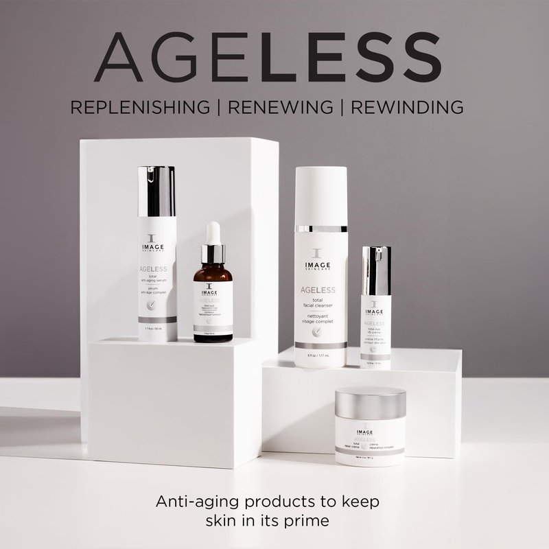 IMAGE Skincare, AGELESS Total Facial Cleanser, Gentle Face Wash for Smoother Revitalized Skin, 6 oz