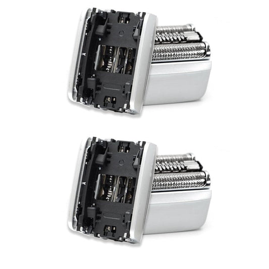 Braun 83M Replacement Shaver Head - Upgrade Foil & Cutter Blade for Series 8 | 2-Pack, Wet & Dry Compatibility