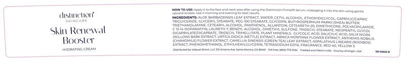 Distinction Skin Renewal Booster – Hydrating Face Moisturizer – Anti Aging Cream for Fine Lines & Wrinkles – Hydrates, Softens & Boosts Radiance – Daily Facial Cream for All Skin Types – 1 Oz