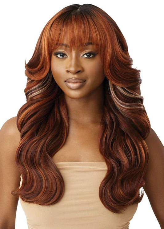 Outre Lace Front Wig - Melted Hairline - Mandisa (OFF BLACK 1B)