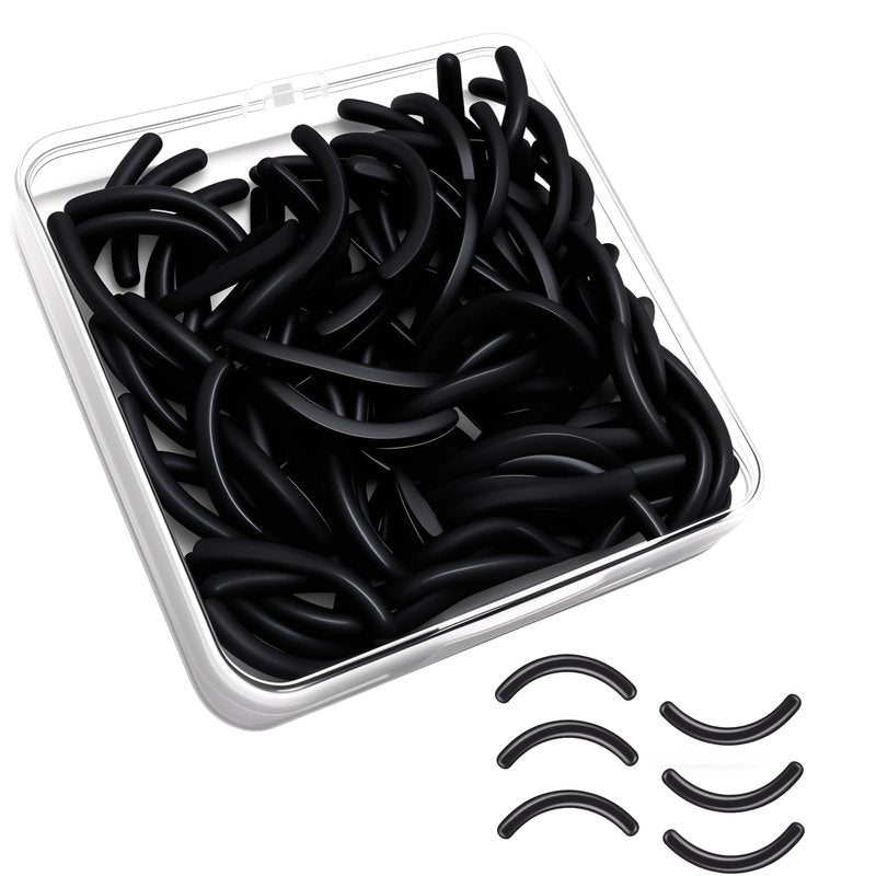 80Pack Fit for Tweezerman Eyelash Curler Refills,High Elasticity Silicone Replacement Pad Compatible with Tweezerman Eyelash Curler,Gentle & Safe,Use with Eye Lash Curlers.