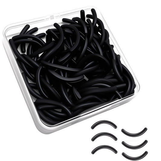 80Pack Fit for Tweezerman Eyelash Curler Refills,High Elasticity Silicone Replacement Pad Compatible with Tweezerman Eyelash Curler,Gentle & Safe,Use with Eye Lash Curlers.