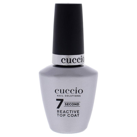 Cuccio Colour Super 7 Second Nail Top Coat - Super Quick Drying Formula - Creates A High Gloss Finish With Incredible Long-Lasting Durability - Formulated With Super Seal Technology - 0.43 Oz