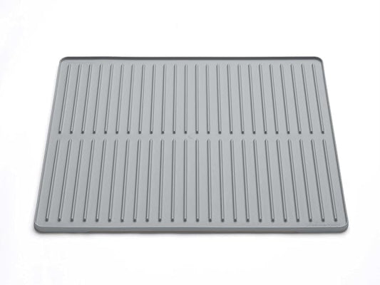 WeatherTech DishMat Contain - 16" x 18" Drip Dry Hand-Washed Dish Drying Mat, Pebble