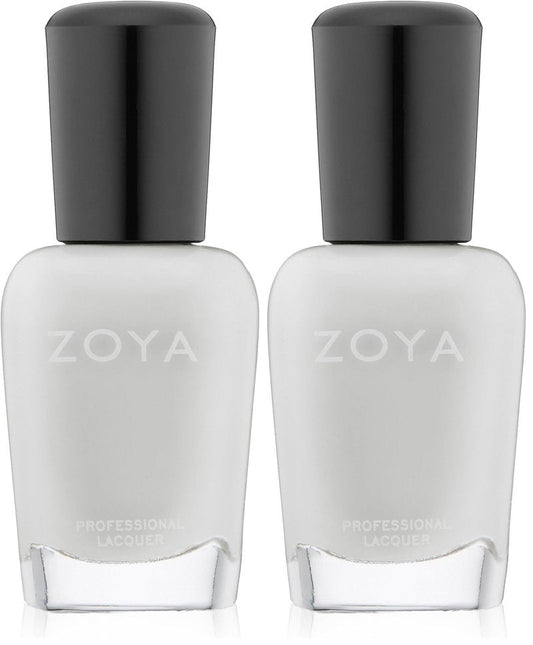 ZOYA Nail Polish, Snow White, 0.5 fl. oz. (Pack of 2)