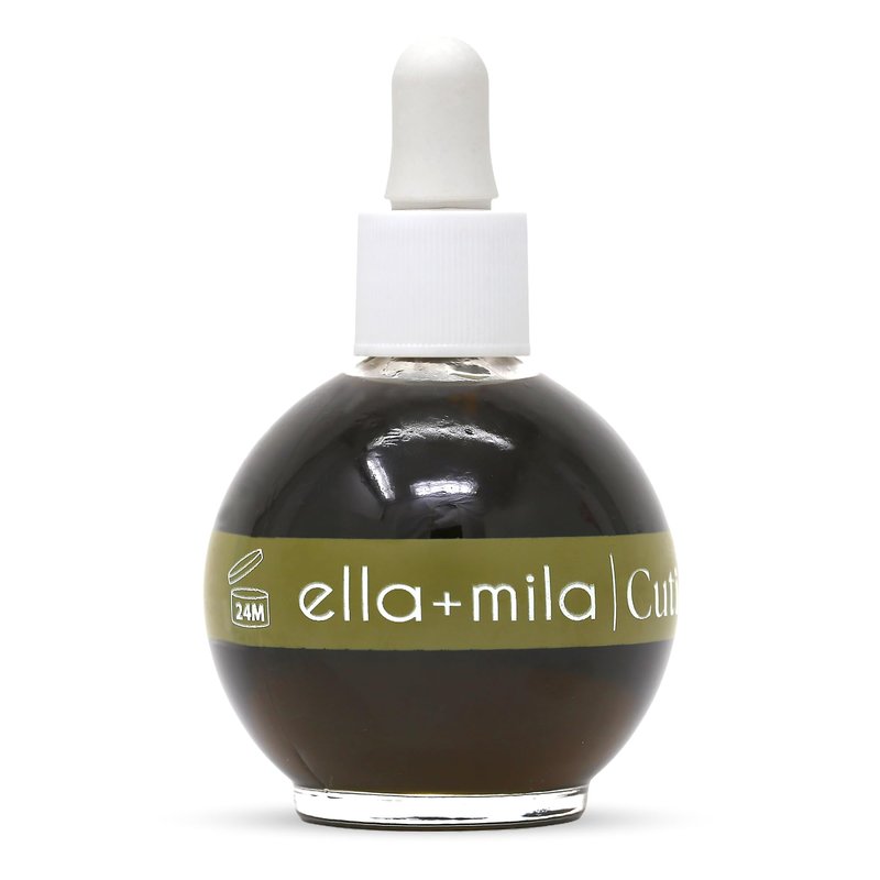 ella+mila Nail Cuticle Oil with Olive & Avocado - Deep Moisture Cuticle Oil for Nails - Intense Hydration for Dry Cuticles - Vegan Nail Care Products - 2.3 fl oz