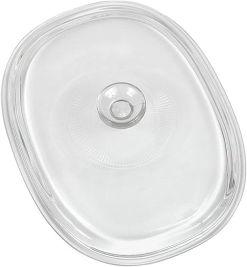 CorningWare Fluted Oval Glass Dish with Lid - 1.5 Quart Capacity for Versatile Cooking