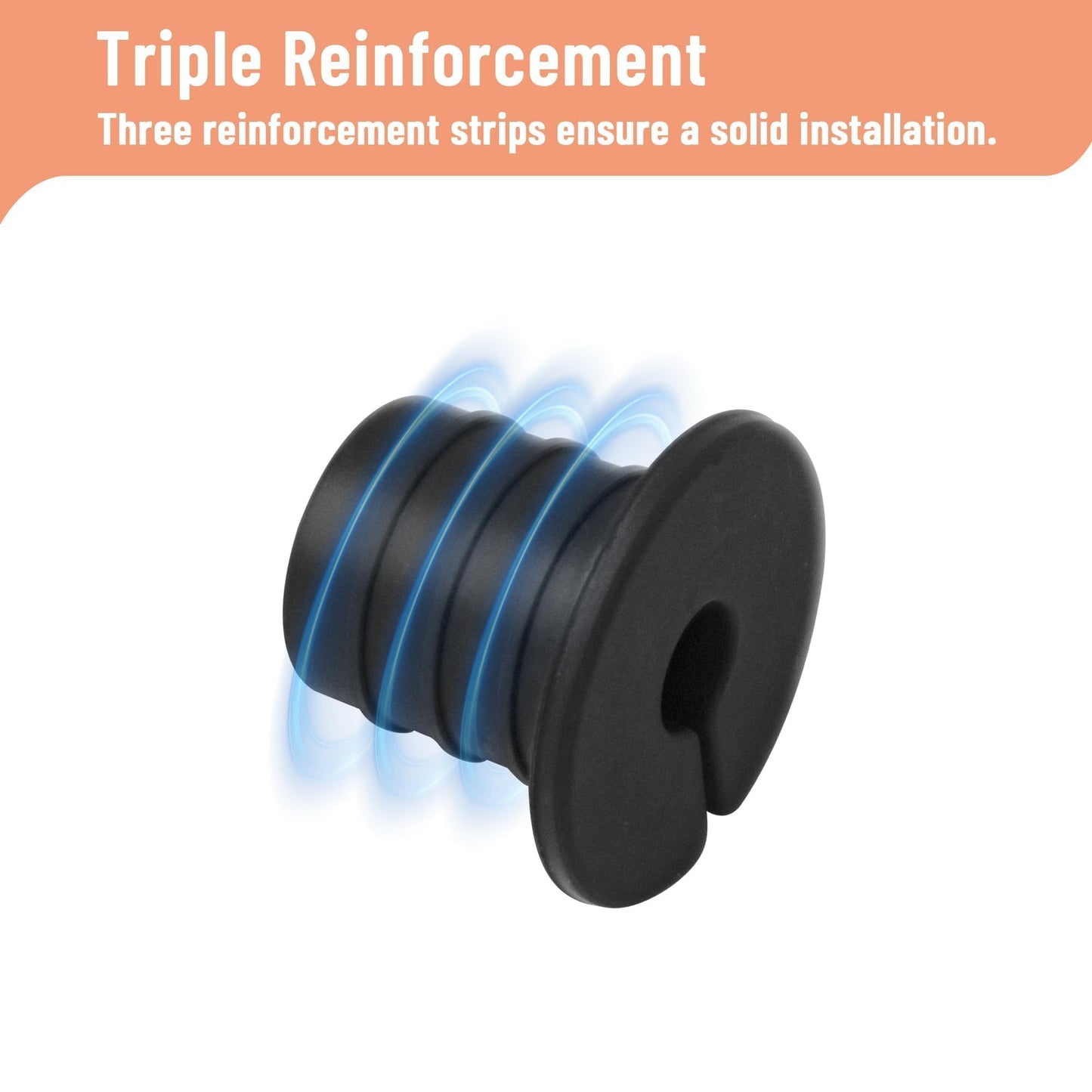 Cable Grommet Routing Kit for Starlink for 3/4 inch Wall Hole, Starlink Accessories, Silicone Cable Wall Pass, Starlink Anti-Slip Wall Grommets for Cables (3/4 inch) 2 Pcs