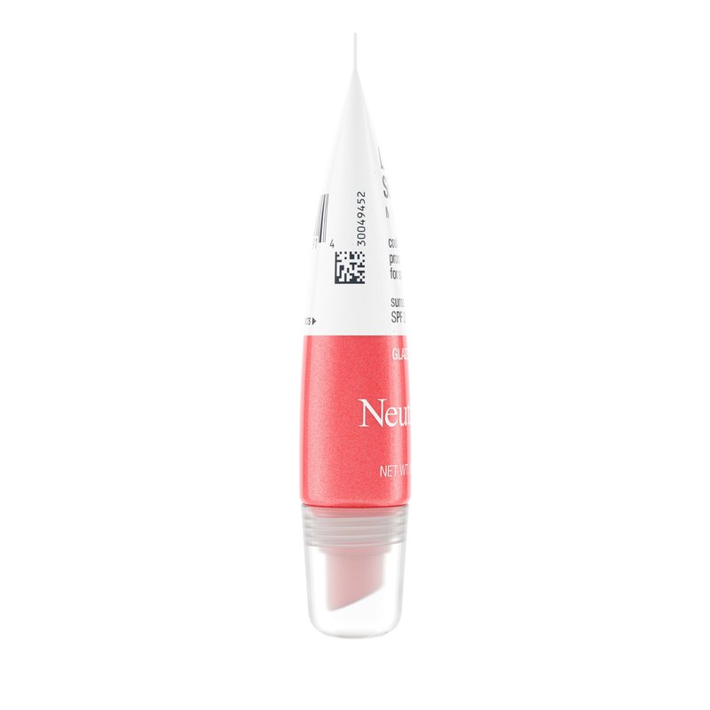 Neutrogena MoistureShine Lip Soother Gloss with SPF 20 Sun Protection, High Gloss Tinted Lip Moisturizer with Hydrating Glycerin & Soothing Cucumber for Dry Cracked Lips, Glaze 60,.35 oz