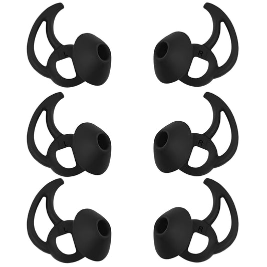 WKYMY Silicone Replacement Earbud Tips Earbud Covers Ear Tips Compatible with Bose Quietcomfort and Sport Headphone Rubber Tips Large 3 Pairs