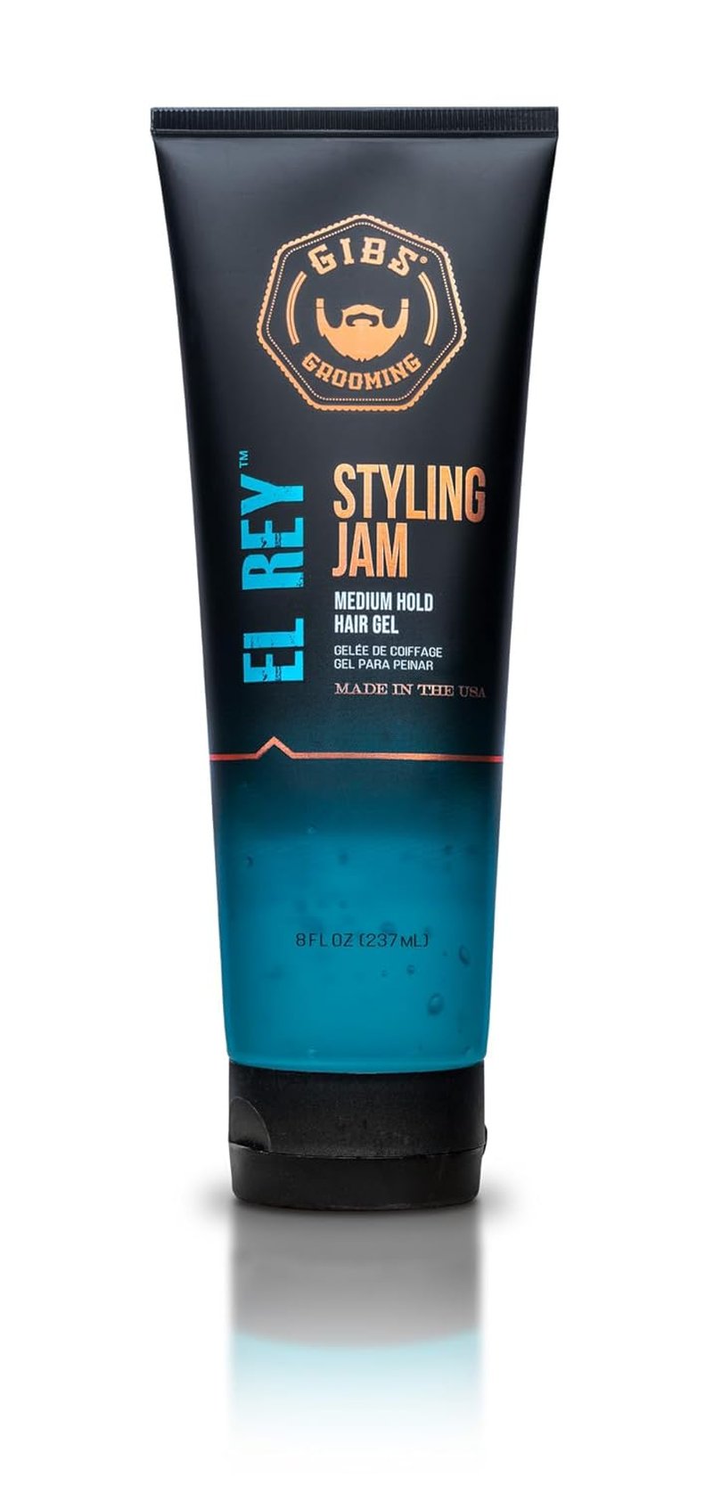 El Rey Styling Jam for Men - Medium Hold Hair Gel | GIBS Grooming