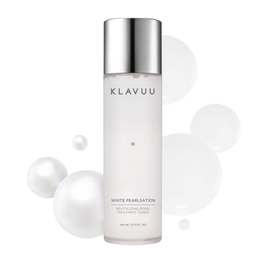 KLAVUU Hydrating Milky Toner with Pearl & Niacinamide – Facial Toner for Skin Glow, Wrinkle Care & Moisture Balance, Korean Skincare (4.76oz)