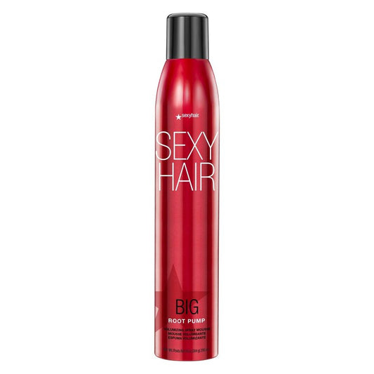 SexyHair Big Root Pump Volumizing Spray Mousse, 10 Oz | Volume with Medium Hold | Up to 72 Hour Humidity Resistance