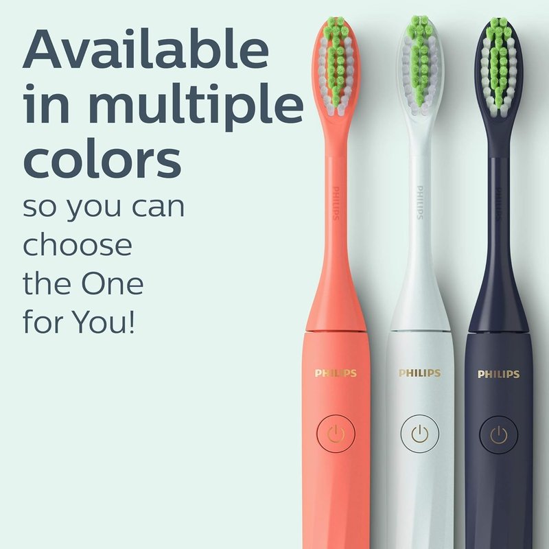 Philips Sonicare Snow Rechargeable Toothbrush, Brush Head Bundle, BD3002/AZ