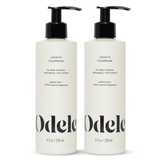 Odele Vegan Leave-In Conditioner - Deep Moisture & Frizz Control for All Hair Types | 8 fl oz (2-Pack)