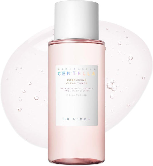 SKIN1004 Poremizing Clear Toner - Korean Facial Toner with Pink Salt & Centella | 7.10 fl. oz (210ml) for Pore Care & Hydration