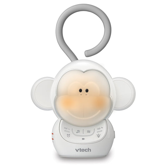 VTech Communications Myla The Monkey Baby Sleep Soother - White Noise Machine with 5 Sounds & Soft-Glow Night Light