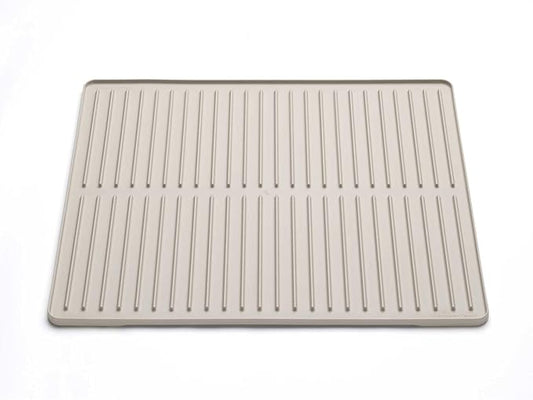 WeatherTech DishMat Contain - 16" x 18" Drip Dry Hand-Washed Dish Drying Mat, Sand