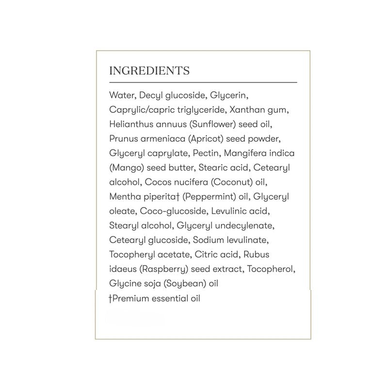 Satin Facial Scrub Mint - Gentle Exfoliating Skincare for Bright Complexion | 2 oz | All Skin Types