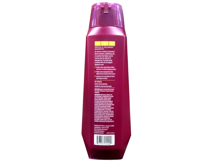 Infusium Professional Shampoo 13.5 oz, Conditioner 13.5 oz, and Leave-In Treatment 11 oz Set - Repair & Replenish - 3 Bottles