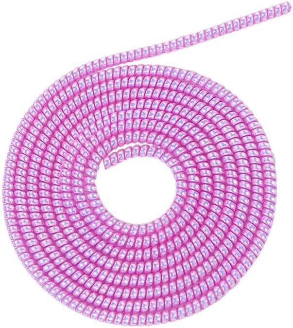 HODASHI Spiral Cable Protector, 1.5m (4.92ft), Purple