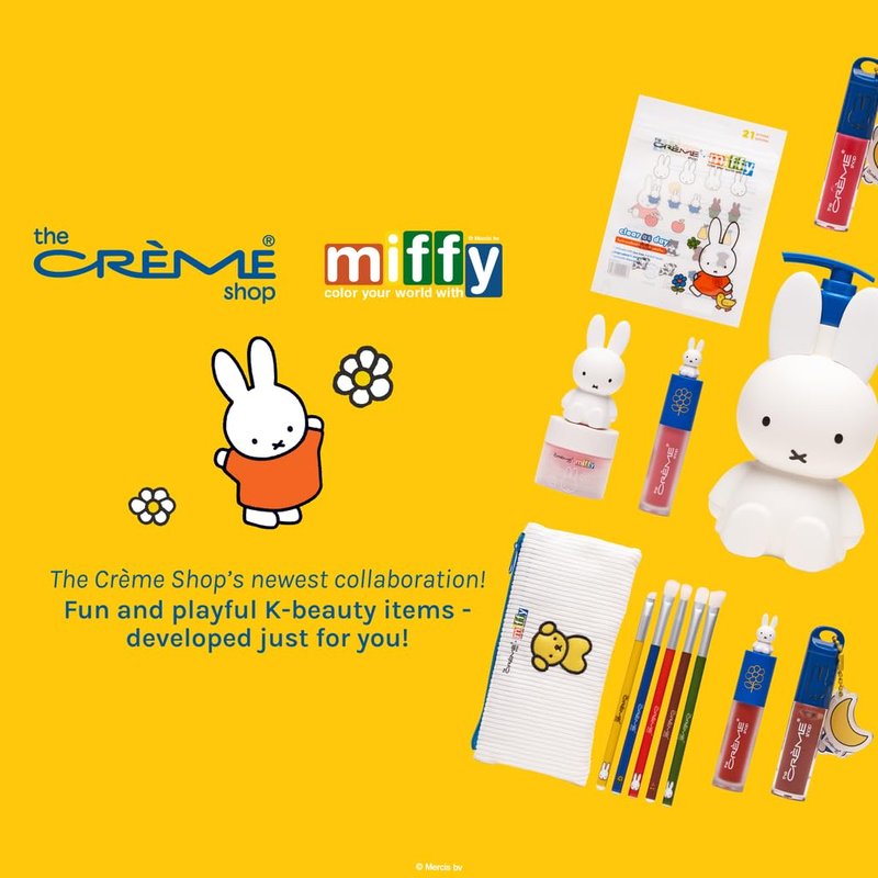 Miffy Flower Garden Shower Gel - Hydrating Body Wash with Hyaluronic Acid & Niacinamide | 340 mL